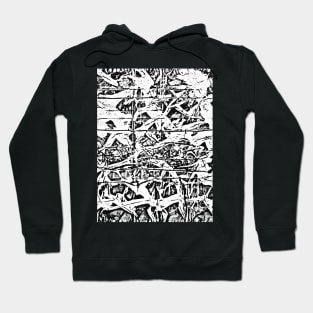 Organic abstract Hoodie